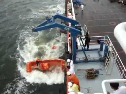FAIL : How not to launch an FRC ( Fast Rescue Craft )