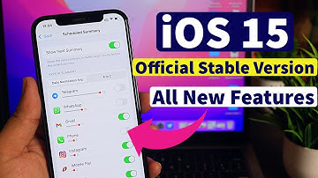 iOS 15  Official Stable Update Released | All New features, Update size & More | HINDI