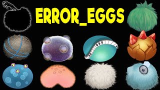 ALL EGGS error_Demented_Dream_island | My Singing Monsters The Lost Landscapes