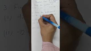 Integer worksheet with questions from R.S.Aggarwal#integersclass7 #integers #rsaggarwal #mathstricks