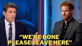 Prince harry  kicked off CBS Mornimg after  Heated  Argument with Tony Dokoupil