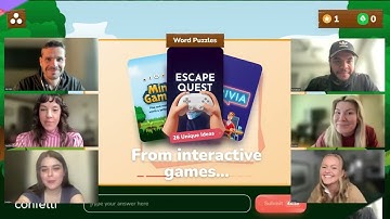 Plan Unforgettable Virtual Team Building Events with Confetti