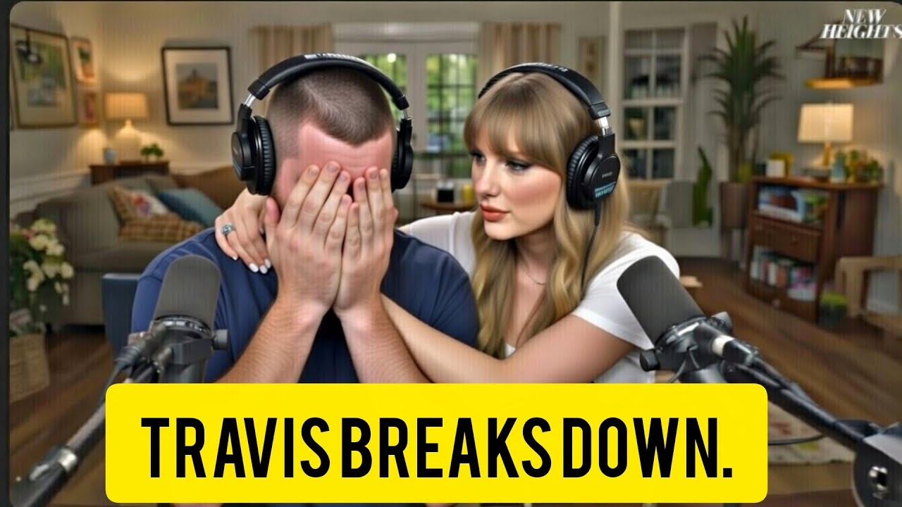 Travis Kelce cries on Podcast as Taylor Swift told him she is pregnant