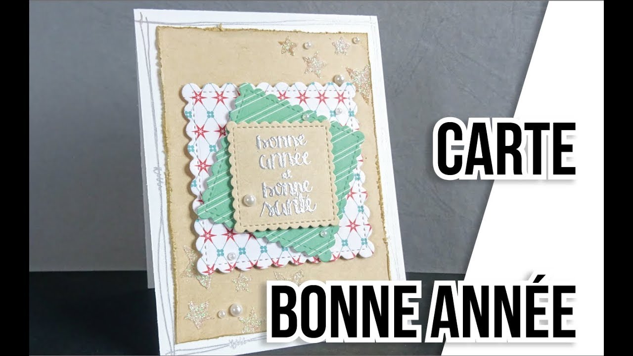 [2017] Carte de bonne année festonnée.