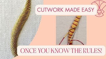 Unlocking The Secrets To Cutwork: The Goldwork Technique You Can Easily Master