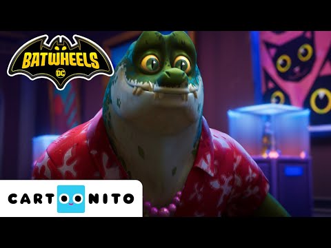 Batman i Bam kontra krokodyli superzłoczyńca🐊 │ NOWE Batwheels │ Cartoonito