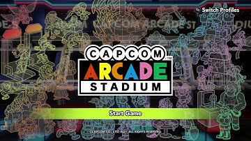 Capcom Arcade Stadium - Start Game Menu Song