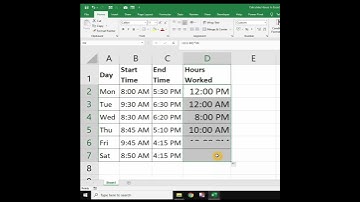 How To Calculate Hour In Excel | Excel advanced formula | Excel formula and function | #Excelshorts