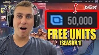 How to get 50,000 FREE Units Marvel Rivals (Season 1 Update) Free Units Marvel Rivals screenshot 1