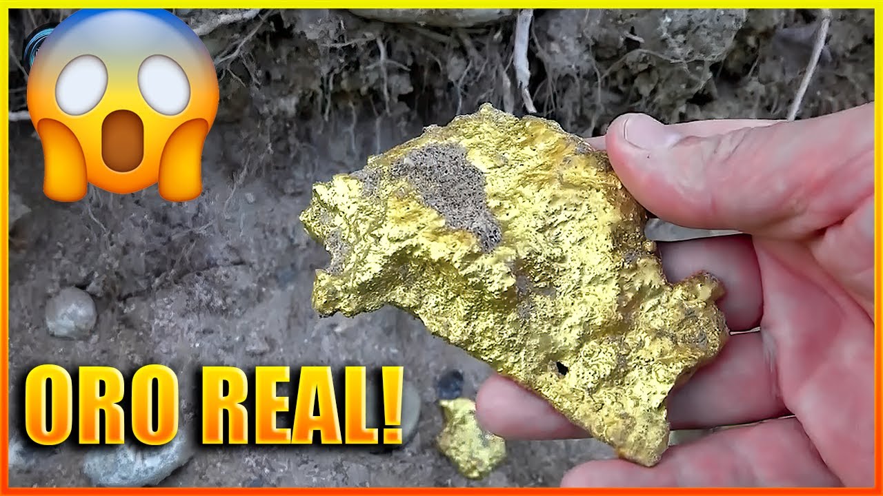 🎇Asi luce el ORO NATURAL👑 ORO REAL encontrado YouTube
