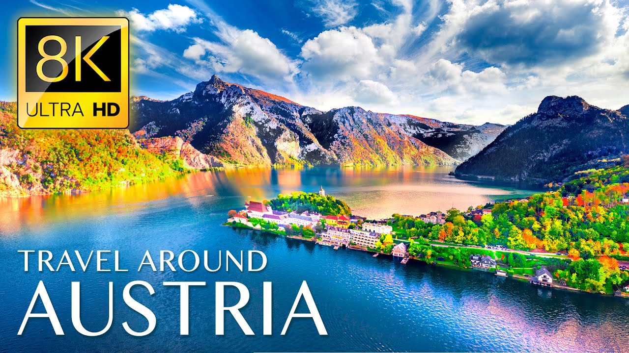 Unique Trip to AUSTRIA in 8K ULTRA HD - Travel to Best Places in Austria with Relaxing Music 8K TV
