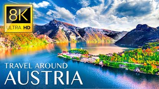Unique Trip to AUSTRIA in 8K ULTRA HD - Travel to Best Places in Austria with Relaxing Music 8K TV