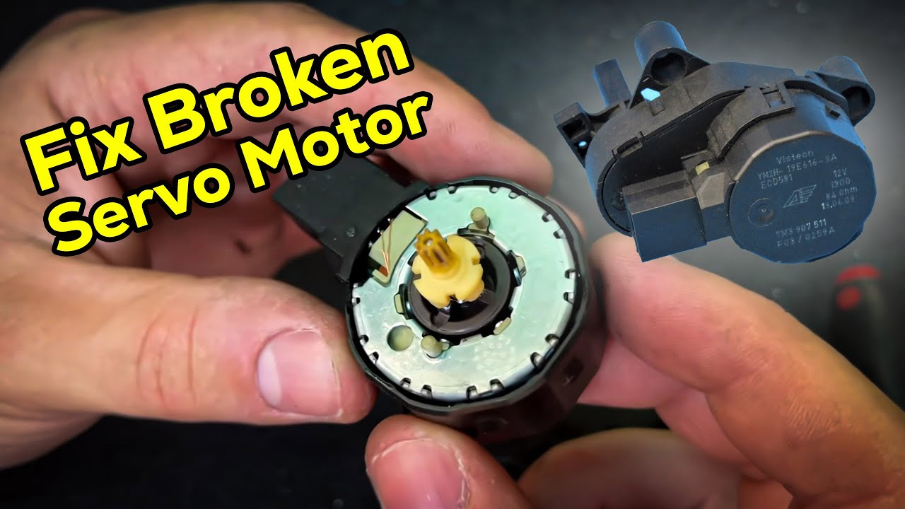 Air Flap Servo Motor Replacement (Rear) | Fix HVAC Flap – VW Sharan 1.9 TDI