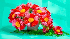 cara membuat bunga plastik kresek yang cantik | how to make craft flowers - Durasi: 5.01. 