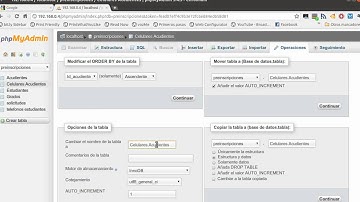 CAMBIAR NOMBRES DE PARTES DE UNA BD A LA NOTACIÓN CAMELCASE EN PHPMYADMIN