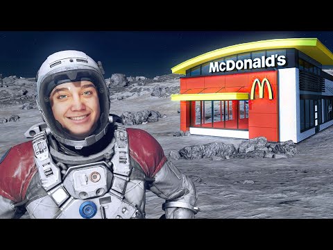 I FOUND A MCDONALD'S ON THE MOON!! 🌕 🚀