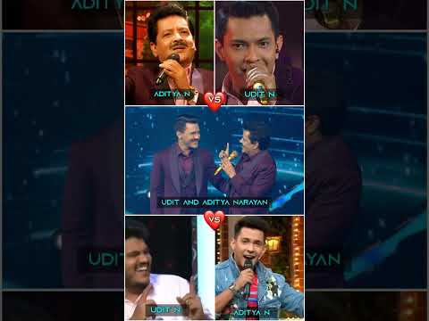 Udit Narayan Vs Aditya Narayan Live Performance In Indian Idol Shorts Trending Viral