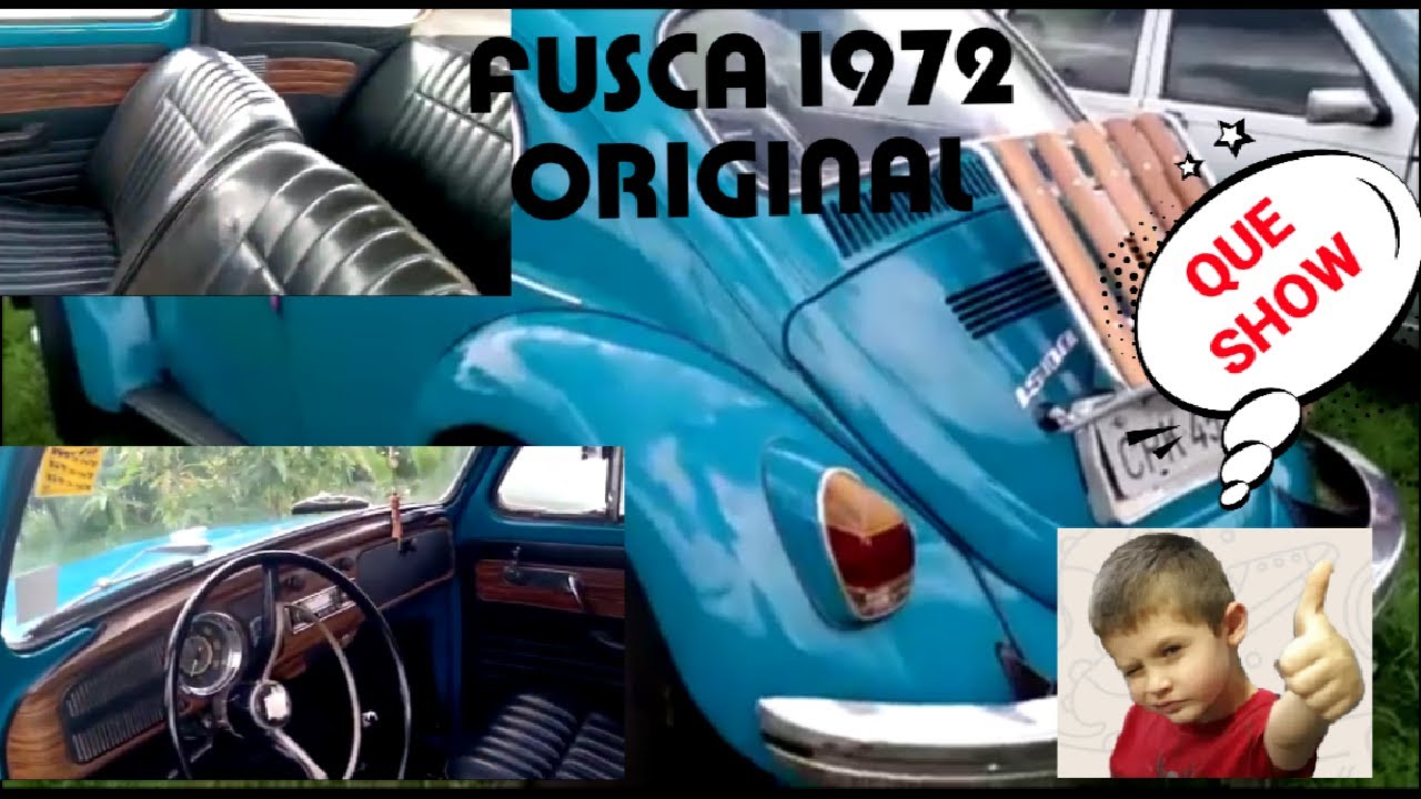 CONHEÇA O RARO PAINEL JACARANDÁ FUSCA 1972 DO CLAUDINEI  - GUARULHOS/SP