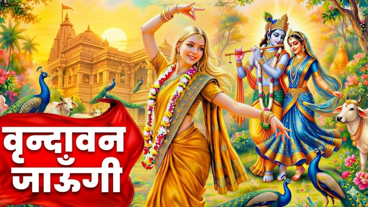 Vrindavan Jaungi | वृन्दावन जाउंगी | मेरे उठे विरह में पीर | Krishna Bhajan 2025 | #krishna #radhe