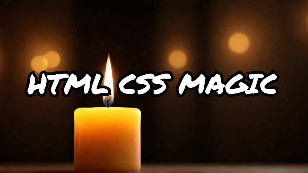 Candle Animation using HTML & CSS In Tamil | CSS Animation In Tamil | # ...