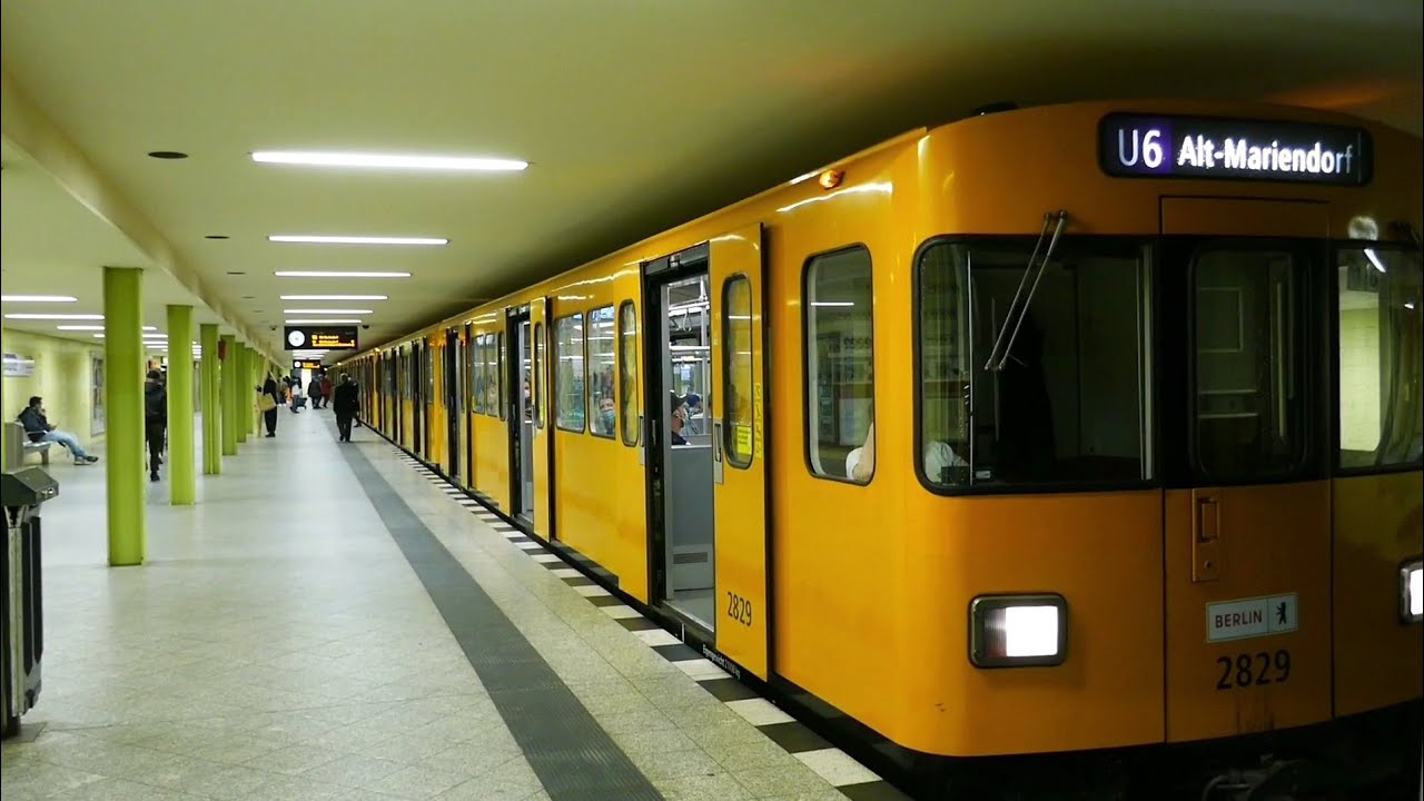 U-Bahn Ausfahrt F-Drehstromer in Leopoldplatz U6 [HD]