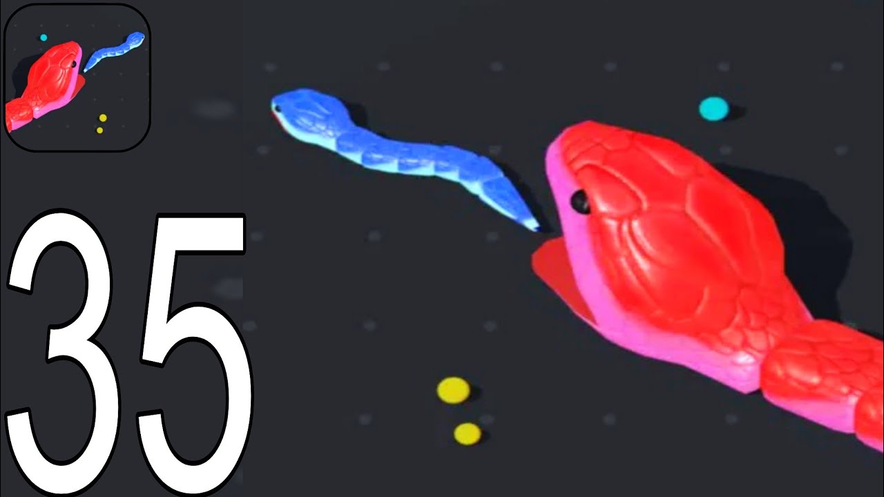 Snake Clash - Gameplay Walkthrough Part 35 Tutorial NEW Mobile Game (Android,ios)