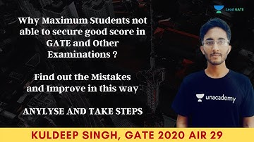 Why Maximum Students not able to secure good score in GATE & Other Exams? Kuldeep Singh, AIR 29
