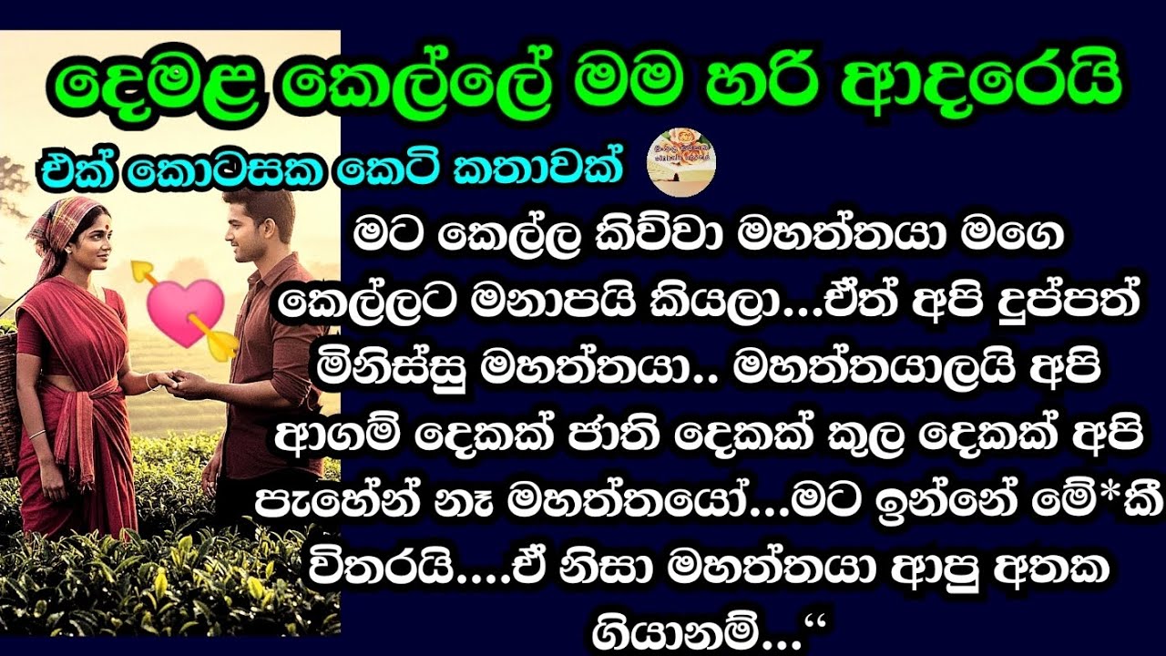 උ*ඹට වෙන කෙල්ලෙක් හිටියෙම නැද්ද දෙමළ කෙල්ලෙක් ව හෝයා ගත්තේ