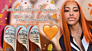 AUTUMN ORANGE HAIR Ft. Arabella Hair | Review + Details