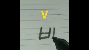 How to improve handwriting in Korean language V #shorts #shortvideo #viralvideo