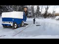 Building inexpensive hockey rink zamboni for outdoor rink ice resurfacer