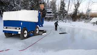 Building Inexpensive Hockey Rink ZAMBONI (for Outdoor Rink Ice Resurfacer)