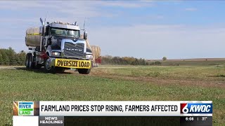 Farmland values plateau after years of growth as farmers face income challenges
