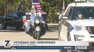 The American Legion Post 25 takes over the Fort Scott Veteran's Day Parade.