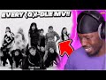 REACTING TO (G)I-DLE | all mvs in release order!! **Soyeon made all this?!!**