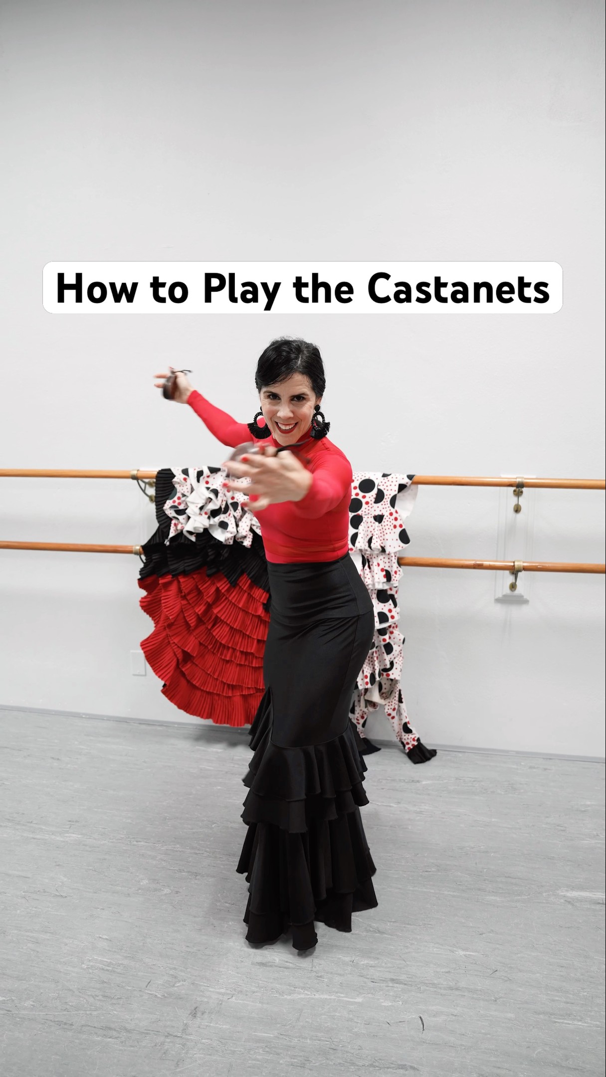 Castanets up close with Irene Rodriguez 💃 #castanets #flamenco