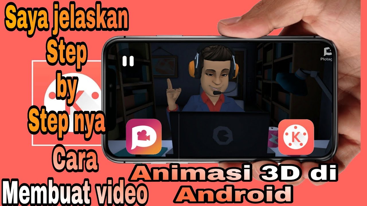 Cara mudah  membuat  video  Animasi  3D di Android Cukup 