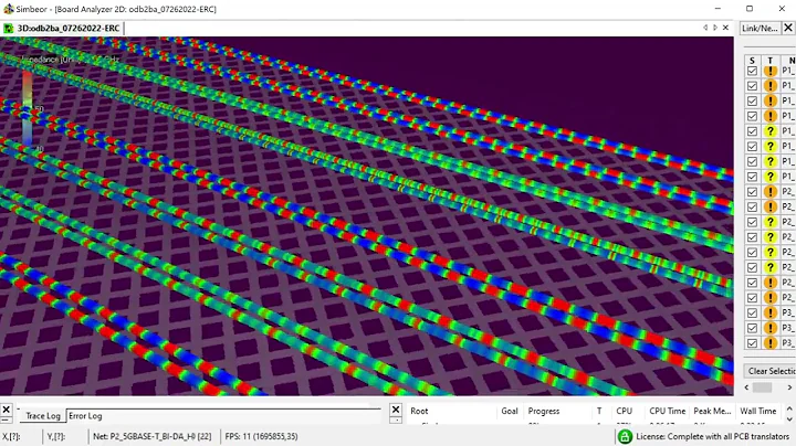 Analysis of flexible interconnects in Simbeor SI Compliance Analyzer