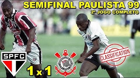 São Paulo x Corinthians - Semifinal Paulista 99 - 2º Jogo Completo