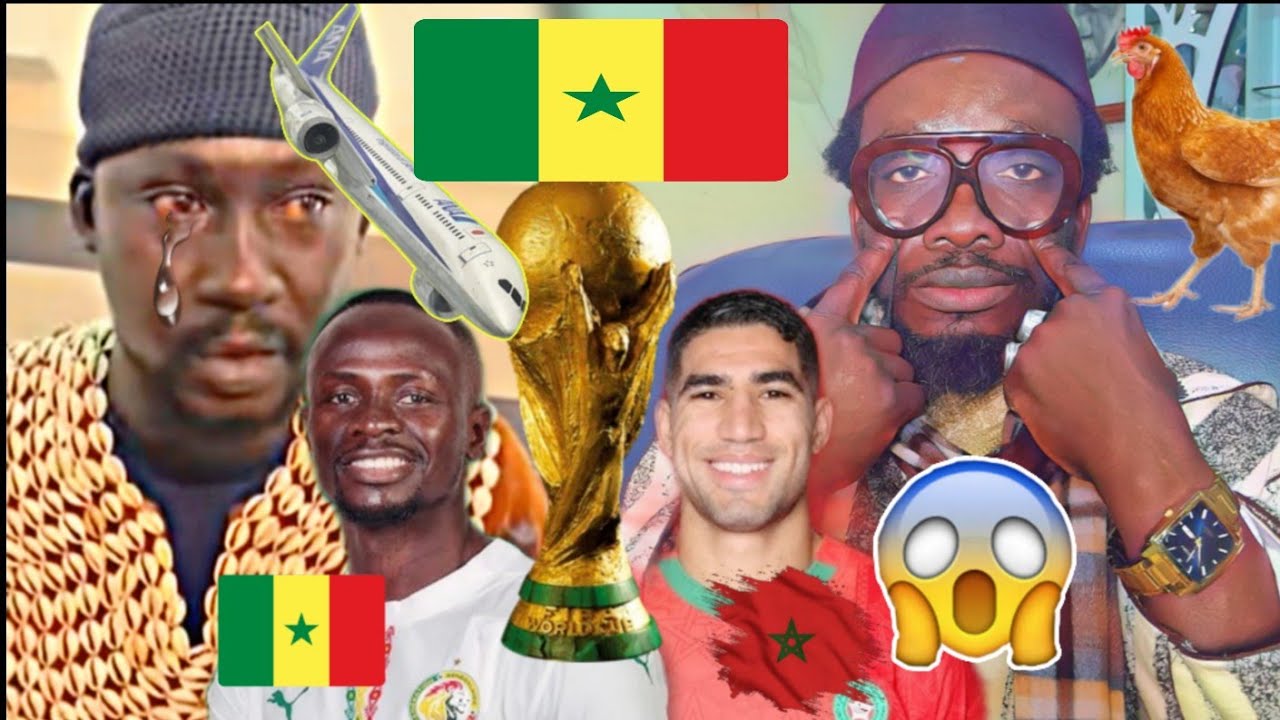 Final can bi Sénégal Daye Door Maroc 3.1: S.Cheikh Al Amine Tacle bamba Djigui HÉE Problème Amatina 