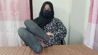 Me In Hijab Hijab Girl Shoeplay After Long Time I Am Back Custom Videos Available