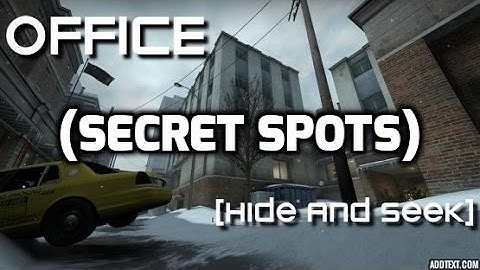 Office Hide and Seek (Secret Spots)