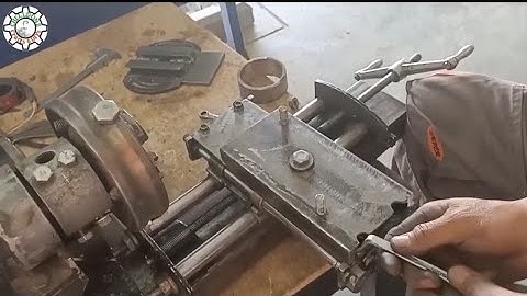 Homemade Mini Lathe Machine Part 09 #extension Plate for Compound Slide.