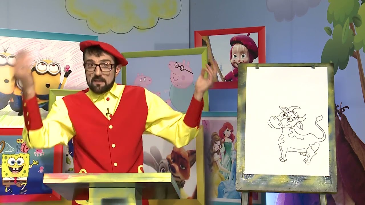 #Multiknik How To Draw❤️Cow❤️N483