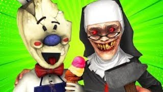 Мороженщик VS Злая Монахиня (Секретная Концовка Пародия Ice Scream 3 Evil Nun Хоррор 3D Анимация)