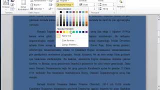 Msword-Sayfa Yapısı Ayarları