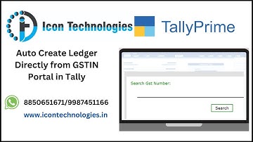 How to Auto Create Ledger Directly from GSTIN Portal in Tally