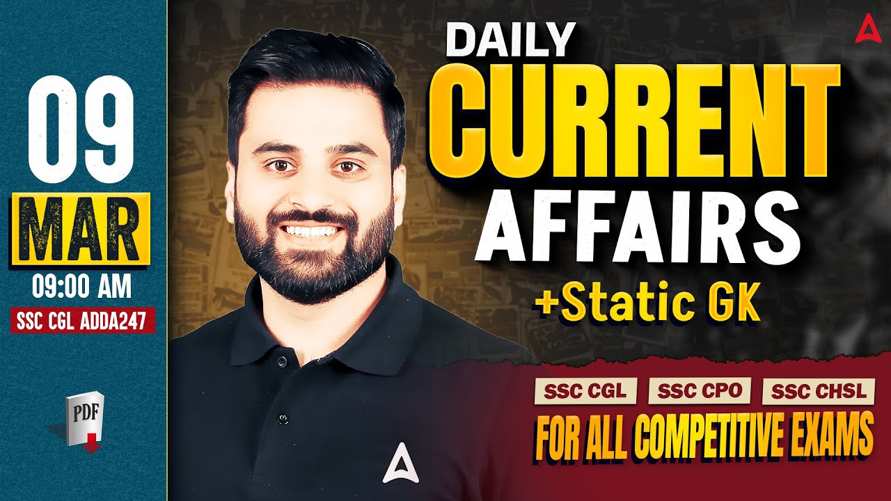 Current Affairs Today | 09 March Current Affairs 2026 | Daily Current ...