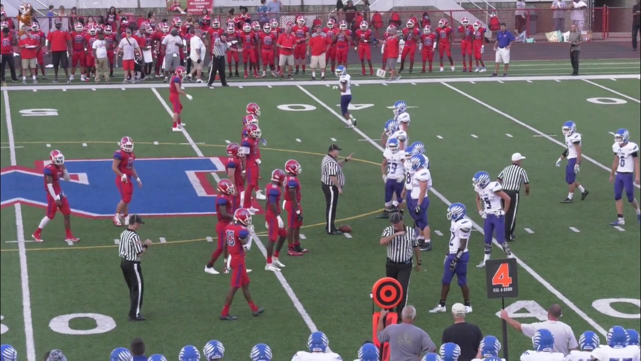 Connellsville Falcons McKeesport Tigers Football (8/31/2018) YouTube