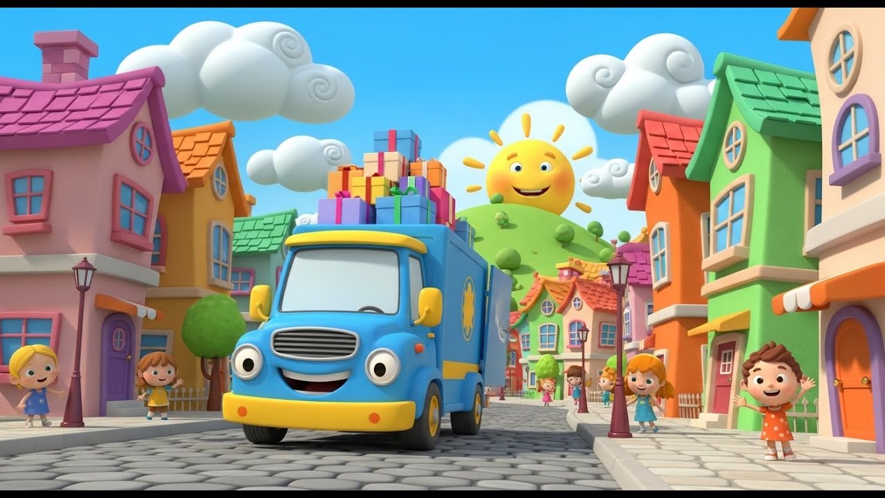 Vroomy Delivery Truck Songs 🚚🎶 | Preschool Learning Video || kids cartoon